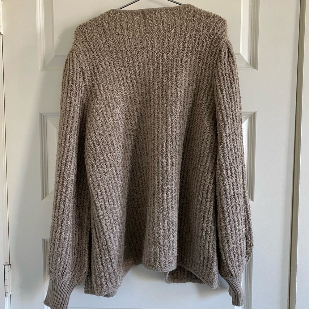Vintage Balloon Sleeve Cardigan - Picture 2 of 4